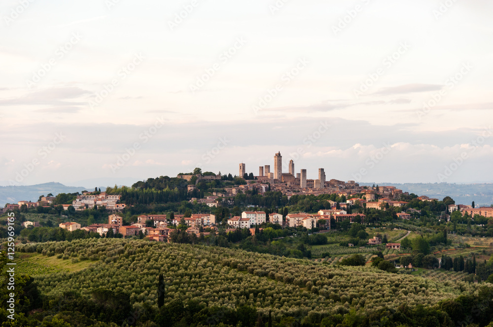 Stadtansicht San Gimignano
