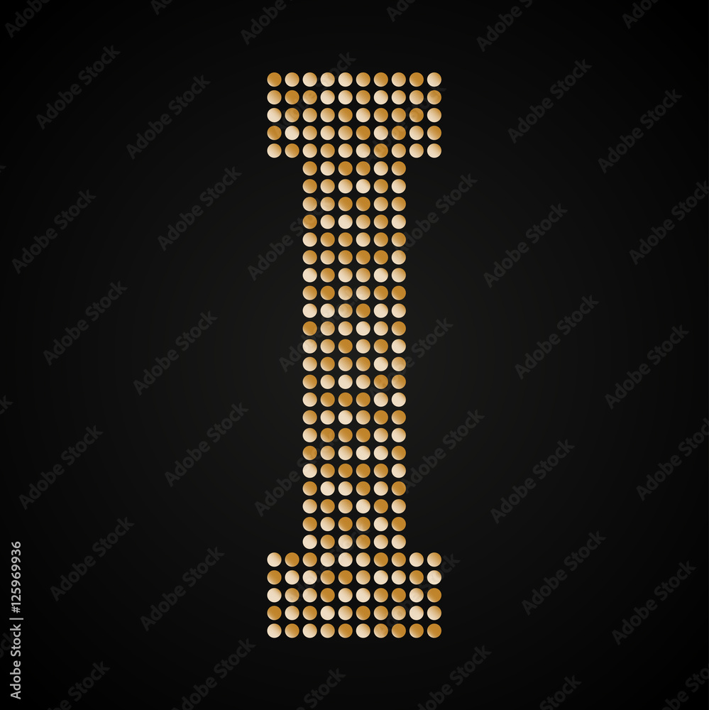 Gold sequins sings. Sequins alphabet. Eps 10. Gold sequins sings. Sequins alphabet. Eps 10.