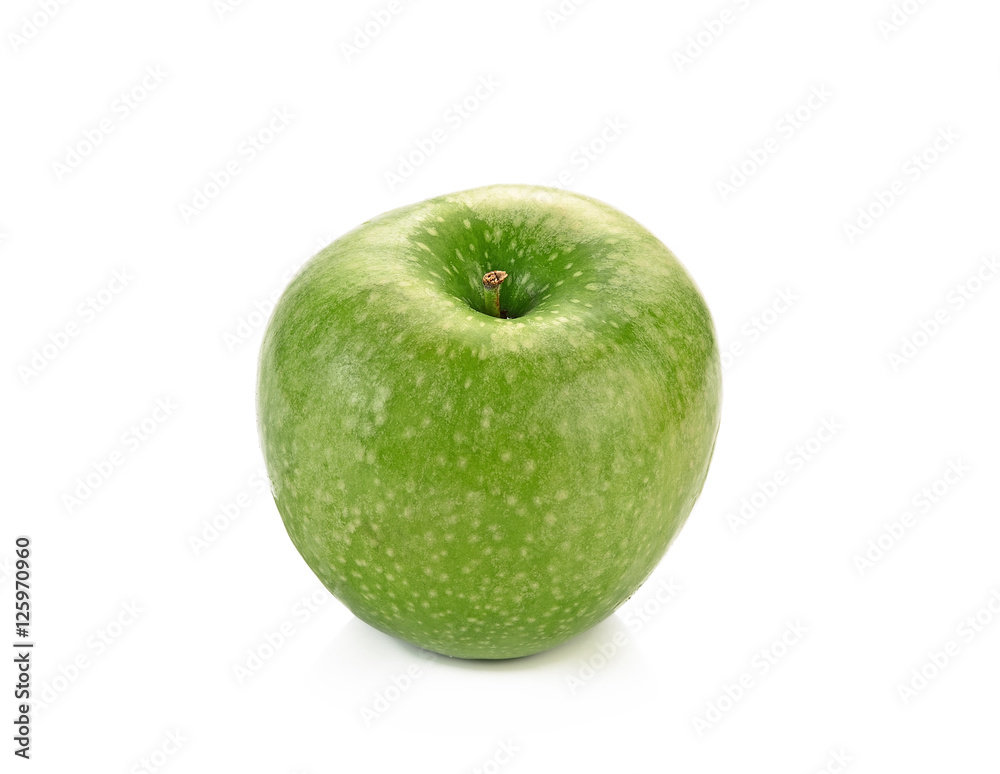 Green apple, isolated on white background Green apple, isolated on white background