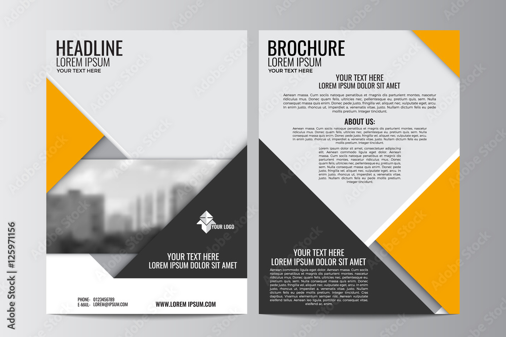 Abstract flyer design background. Brochure template. Abstract flyer design background. Brochure template.