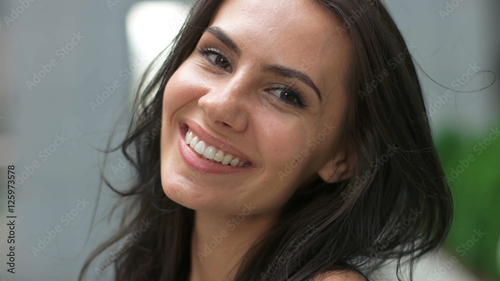 Beautiful lady smiling on camera. Beautiful lady smiling on camera.