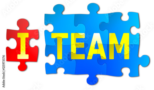 Team and I Jigsaw Puzzle