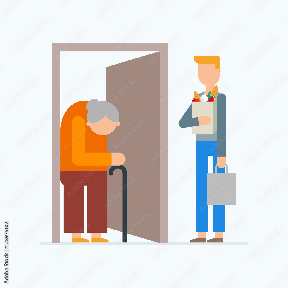 Fotografie Social support for older people