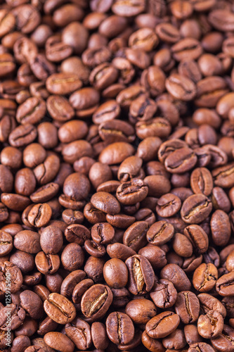 Roasted Coffee Beans background texture