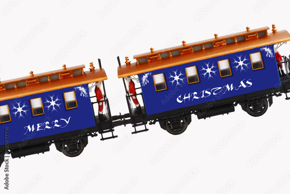 Frohe Weihnachten _ Merry Christmas _ Eisenbahn Stock Photo Adobe Stock