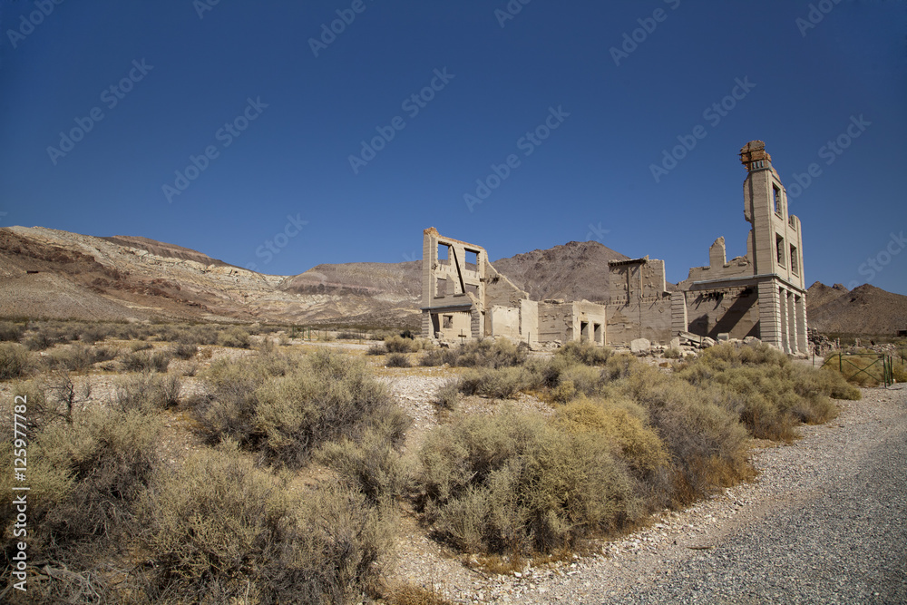 Rhyolite ghost town, death valley national park


