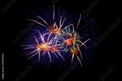 New Year celebration fireworks