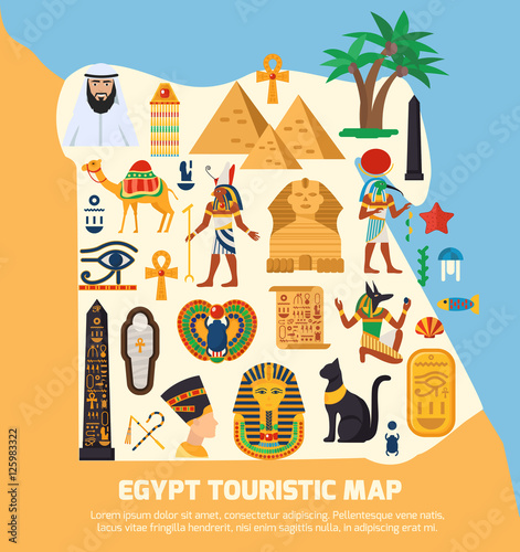 Egypt Touristic Map