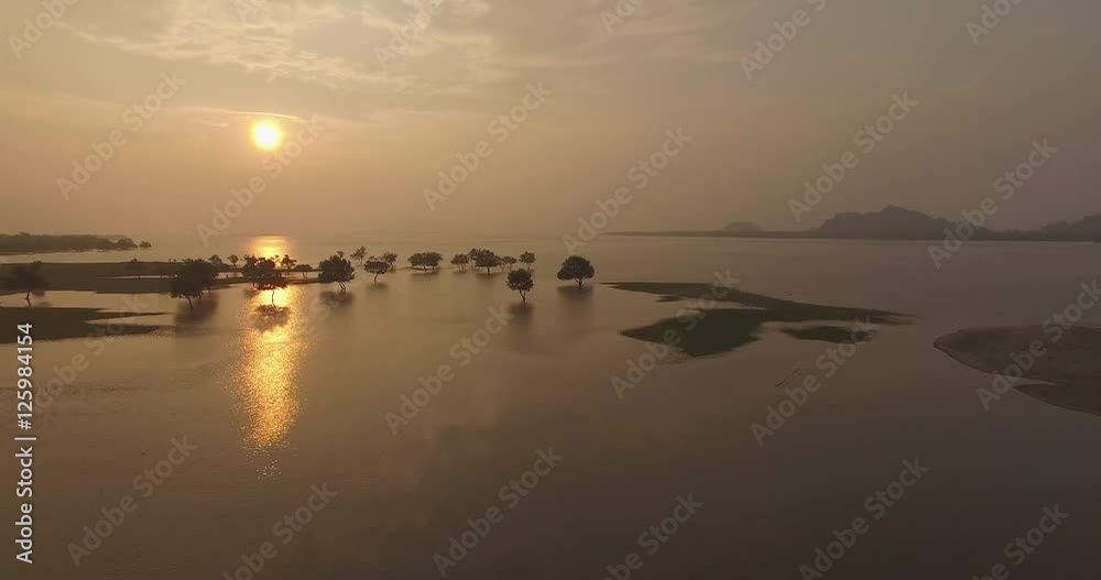 Morning sun at Bang ben national park , Ranong , Thailand Morning sun at Bang ben national park , Ranong , Thailand
