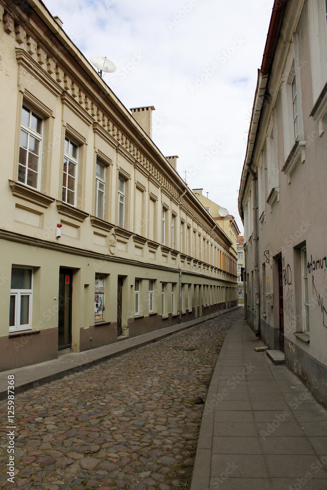 улица в Вильнюсе, старый  город