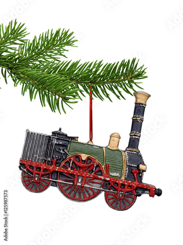 Rote und Grüne Weihnachtskugeln