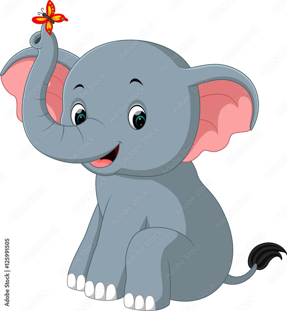 Obraz premium elephant cartoon