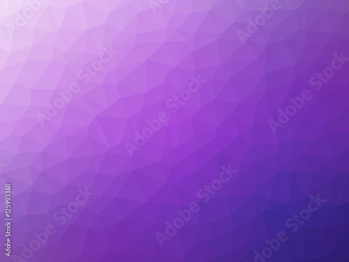 Abstract purple white gradient low polygon shaped background