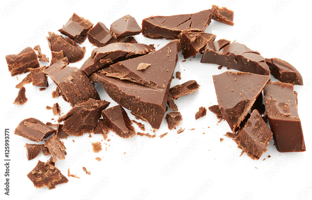 Fototapeta premium Chocolate pieces