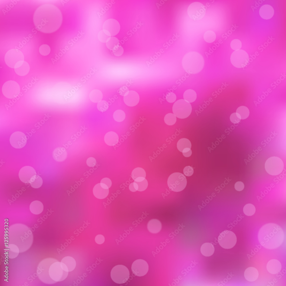 Pink blurred background bokeh effect