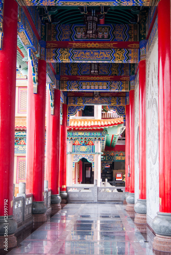 Chinese temple roof architecture