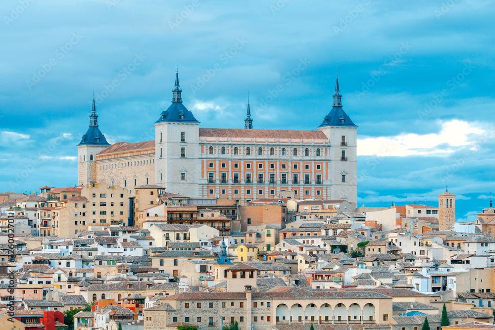 Toledo. Aerial view of the city.