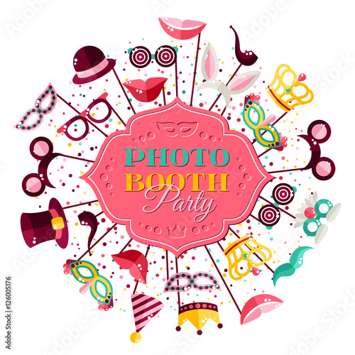 Photo Booth Party Invitation Concept