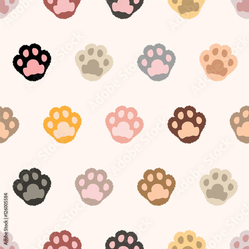 Cat paw pattern