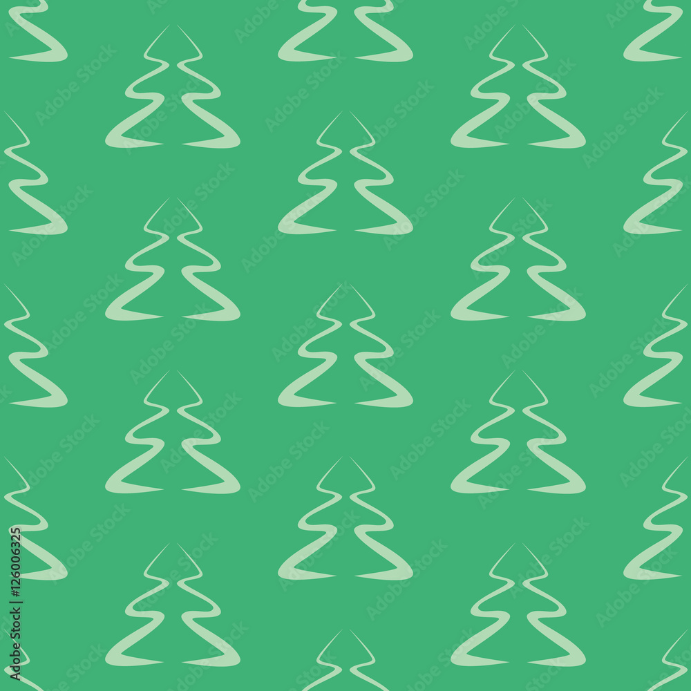 Abstract Christmas tree, Seamless holiday pattern with abstract Christmas trees, forest Abstract Christmas tree, Seamless holiday pattern with abstract Christmas trees, forest
