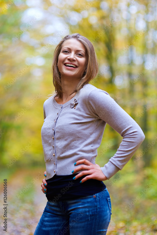 Young woman closeup outdoor Young woman closeup outdoor