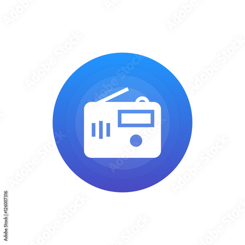 Radio icon vector, clip art. Also useful as logo, circle app icon, web UI element, symbol, graphic image, silhouette and illustration. Free Download Radio icon vector, clip art. Also useful as logo, circle app icon, web UI element, symbol, graphic image, silhouette and illustration. - GFXLoad