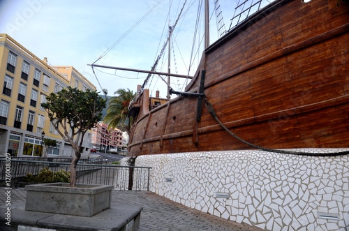 Réplique du bateau Santa Maria de Christophe Colomb à Santa Cruz de La Palma 