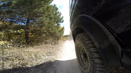 jeep in the mountains go-pro