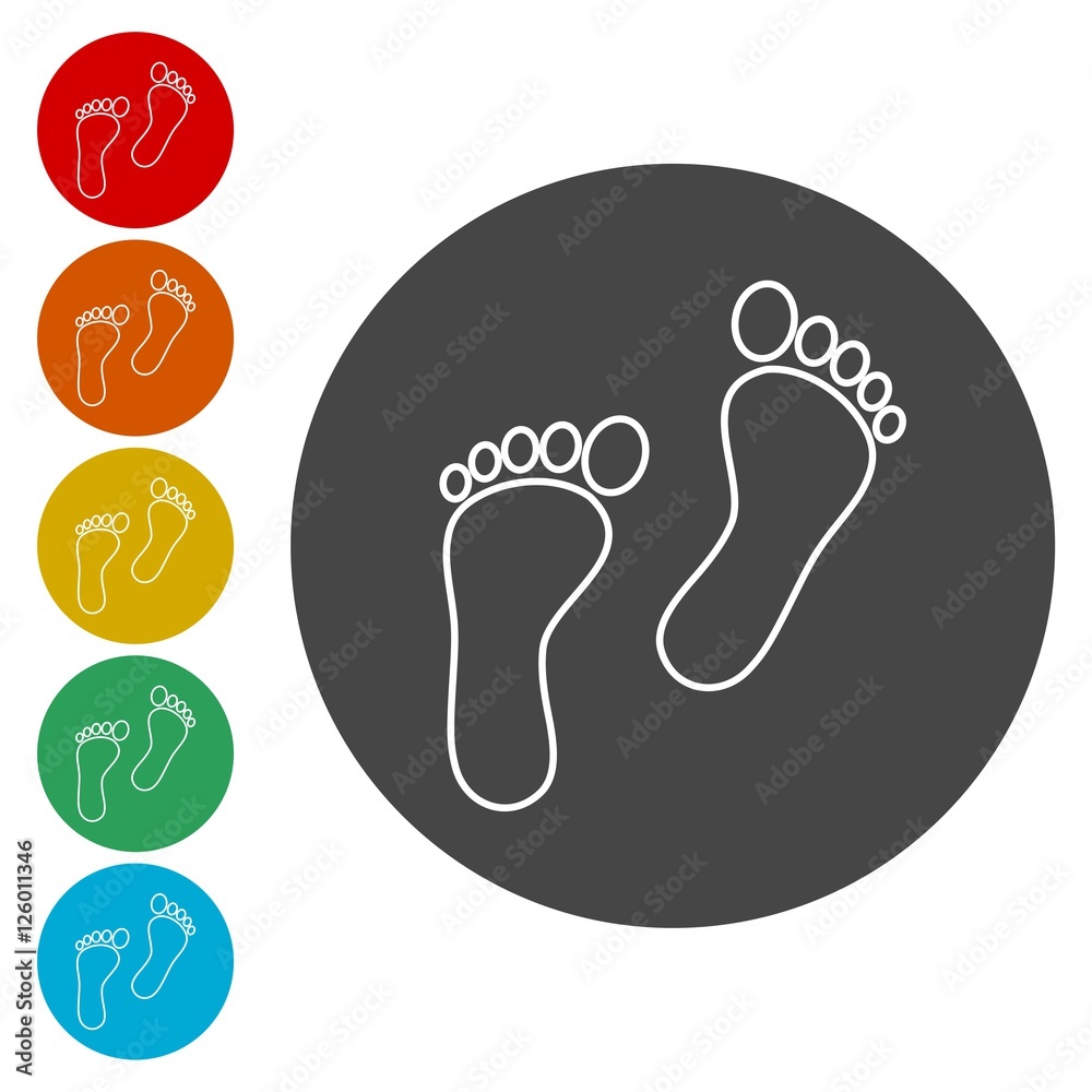 Footprint icon Footprint icon