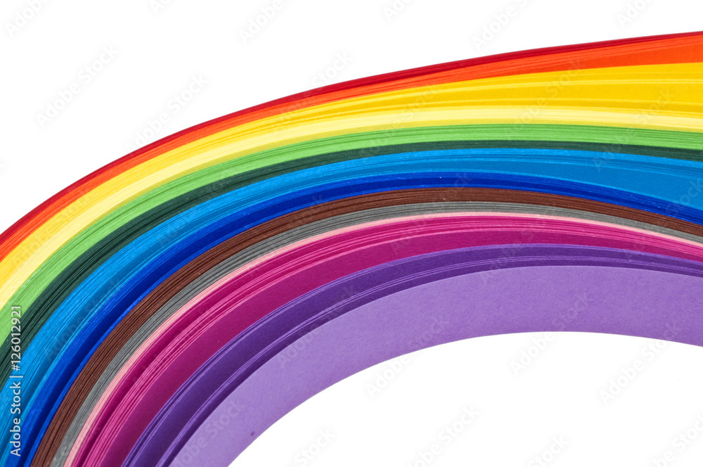 rainbow paper strips rainbow paper strips