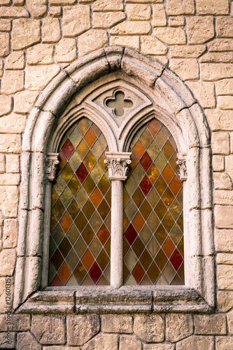Window in medieval style.
