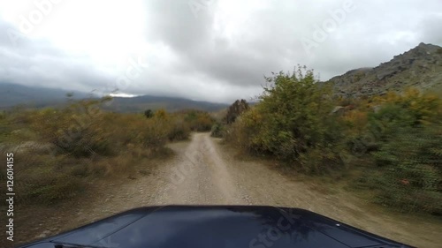 jeep in the mountains go-pro