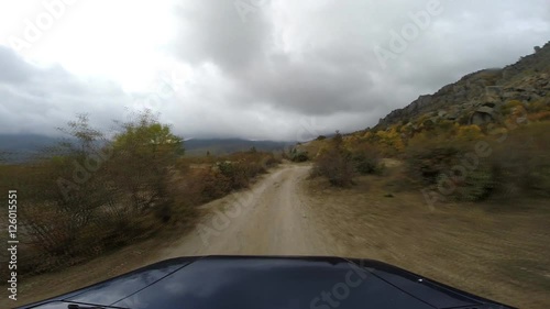 jeep in the mountains go-pro