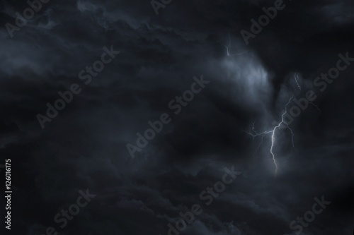 Dark Sky Lightning Storm