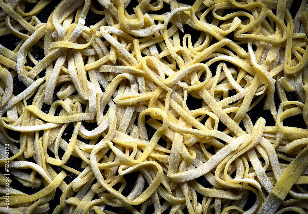 homemade pasta spaghetti