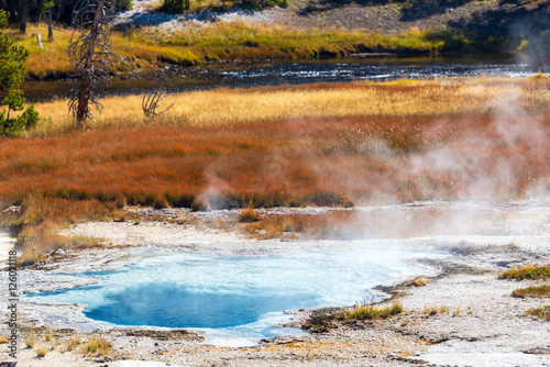 Steaming Pool in Yellowstone
