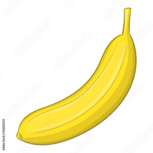 Banana icon. Cartoon illustration of banana vector icon for web