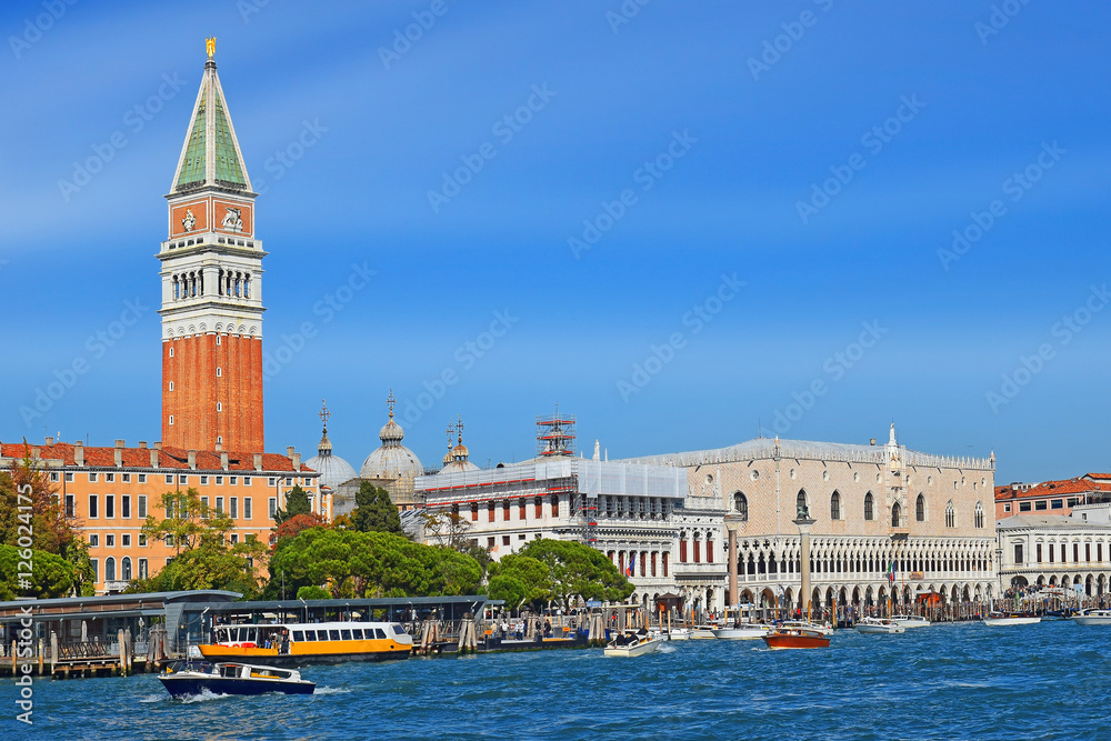 Fototapeta premium Grand Canal in the area of San Marco Square, Venice