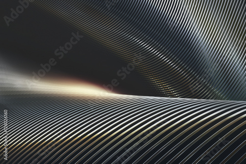 Fototapeta Naklejka Na Ścianę i Meble -  Abstract Metal Chrome