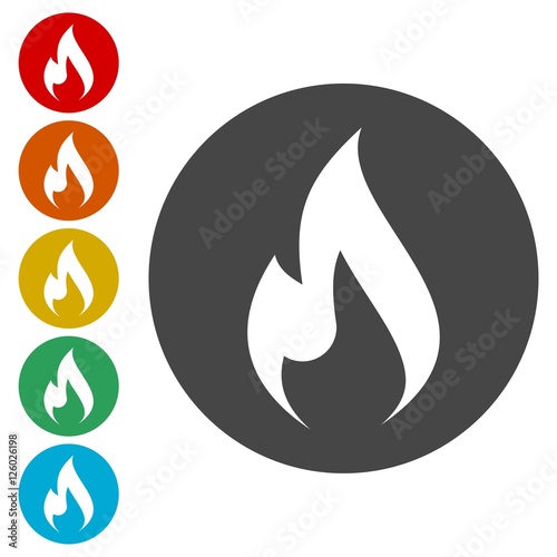 Gas Flame Icon 