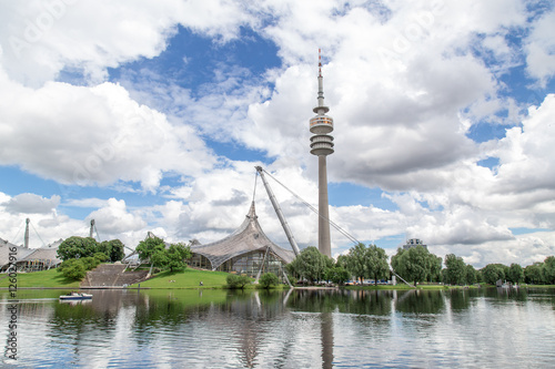 Panoramic view of the Olympiapark, Munich. June 2016 © morfeo86ts12