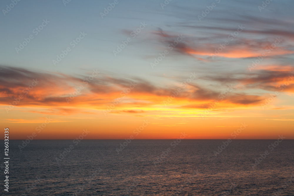 Fototapeta premium Sea sunset