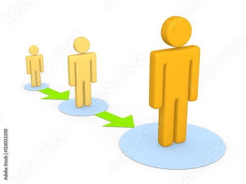 Concept of promotion. 3d render.