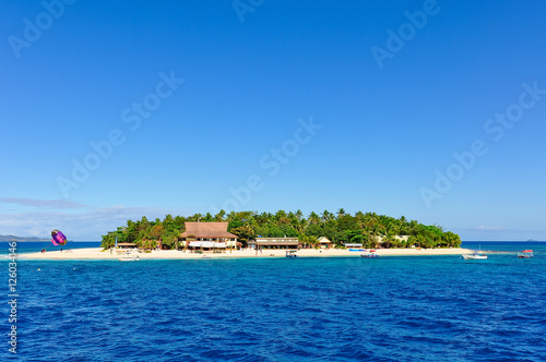 Passing by Beachcomber Island in Fiji photo