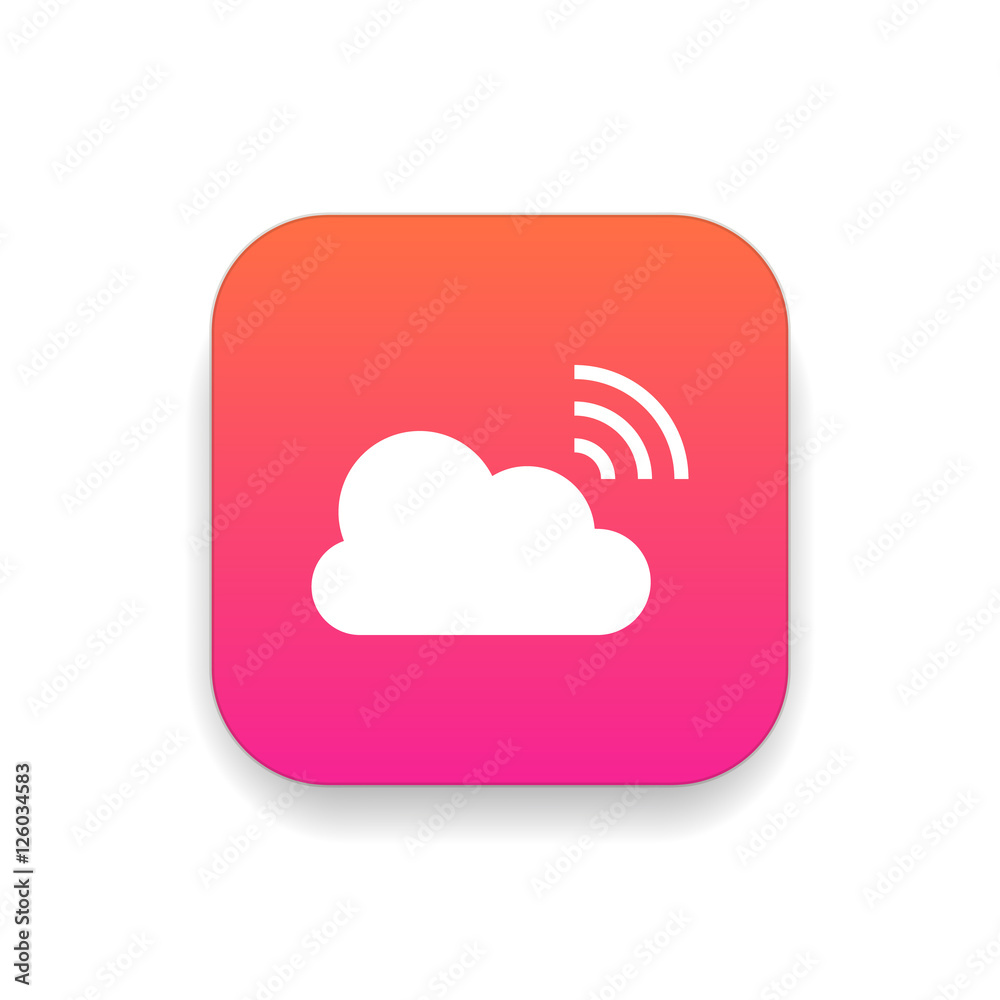 Broadcast icon vector, clip art. Live stream cloud computing. Also useful as logo, square app icon, web UI element, symbol, graphic image, silhouette and illustration. Broadcast icon vector, clip art. Live stream cloud computing. Also useful as logo, square app icon, web UI element, symbol, graphic image, silhouette and illustration.