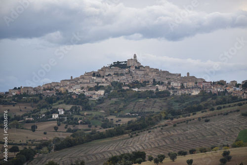 Panorama of Fermo, Marche region, Italy