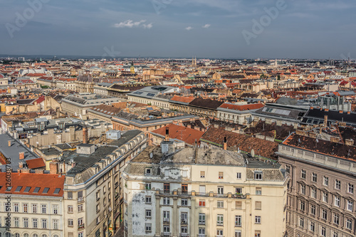 Budapest panorama taken from the tower of Saint Istvan Basilika.