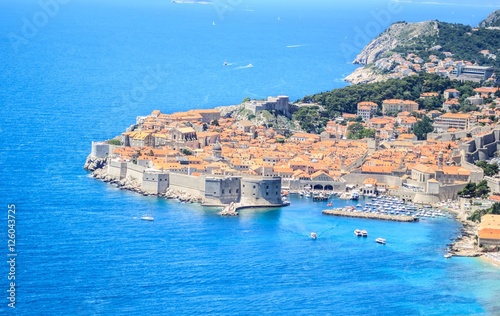 Dubrovnik city waterfront, Croatia. 