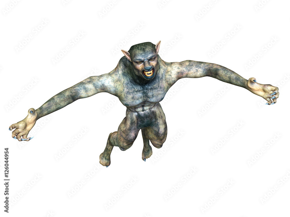 Obraz premium 狼男