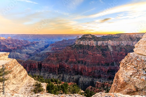 Bright Angel Sunset, North Rim, Grand Canyon, Arizona photo